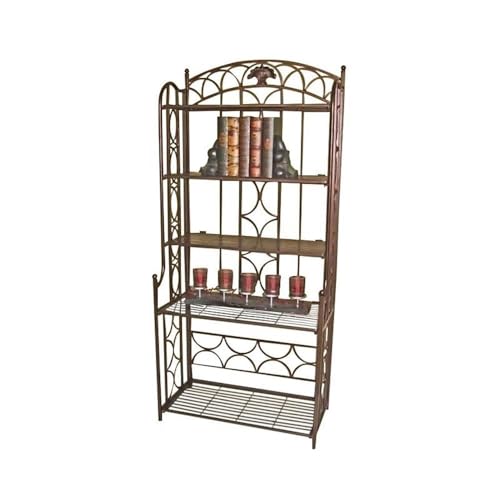 5-Tier Iron Indoor/Outdoor Bakers Rack