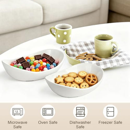 Fruit Bowl for Kitchen Counter - 3 Tier Ceramic Fruit Rack, Fruit Basket for Fresh Fruit&Veggies, Tiered Fruit Platter Serving Trays for Party - color: White