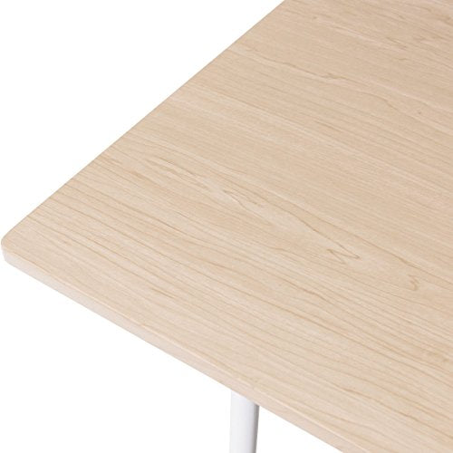 Tangkula Folding Computer Desk with 3 Drawers, Mobile Home Office Desk, Portable Laptop Desk Writing Table, Space Saving Compact Desk for Small Spaces, Dorm, Apartment - color: Beige
