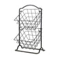 Gourmet Basics by Mikasa General Store 2-Tier Metal Countertop Fruit Storage Basket, Antique Black - style: 2-Tier Black