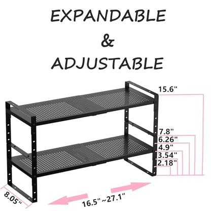 Multi-Functional Metal Shoe Rack, Space-Saving, Perfect for Entryway, Closet, Bathroom, etc. - Sturdy and Durable, High Weight Capacity(2PACKS/Black/Medium) - color: 2packs/Black, size: Medium
