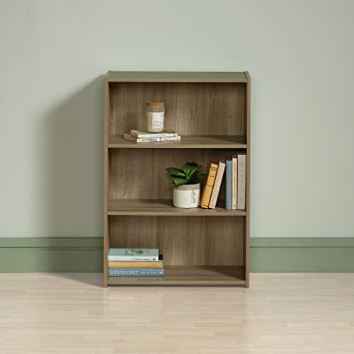 Sauder Beginnings 3-Shelf Bookcase, Bookshelf with Adjustable Storage Shelves, in Summer Oak - color: Summer Oak