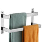 KOKOSIRI Towel Bars Hand Towel Holders 16 Inches Chrome Bathroom 2-Tiers Ladder Towel Rails Wall Mounted Towels Shelves Rack Polished Stainless Steel, B5008CH-L16 - color: Polished Chrome, size: 16-Inch