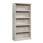 Sauder 5 Tier Book Shelf Wooden Bookcase Multipurpose Bookshelf for Home Office, Living Room, in White Plank - color: White Plank