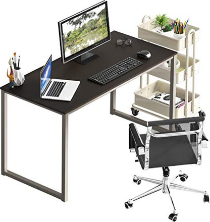 SHW Mission 48-Inch Home Office Computer Desk, Espresso - color: Espresso, size: 48-Inch