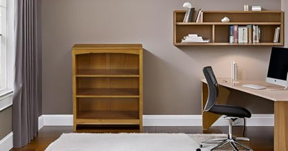 Shaker Style Bookcase - 36"H - Cherry Finish - color: Brown, size: 36"