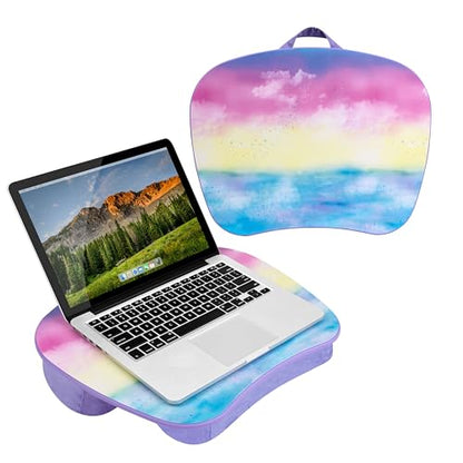 LAPGEAR MyStyle Lap Desk – Sunset Watercolor, Fits 15.6” Laptops - color: Sunset Watercolor