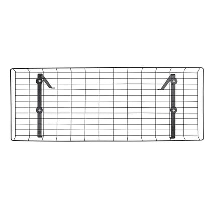 Household Essentials Rear Display Over-The-Washer Storage Shelf to Organize and Store Laundry Room Supplies, Matte Black - color: Matte Black