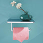 RANDOM Chrome Toilet Paper Holder with Phone Shelf Storage Rack for Bathroom or Kitchen Tissue Roll Paper Holder Dispenser All Solid Metal Wall Mounted RD93008-C. - color: B-polished Chrome