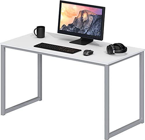 SHW Mission 40-Inch Home Office Computer Desk, White - color: White, size: 40-Inch