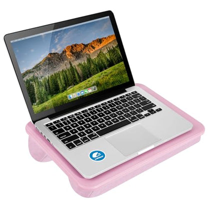 LAPGEAR Compact Lap Desk – Rose Quartz, Fits 14" Laptops - color: Rose Quartz, size: 14″ Laptop (Compact)