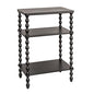 Creative Co-Op Bobbin Leg Rectangle Wood Accent Table, Black - color: Black, size: 20.5"L x 13.5"W x 29.5"H