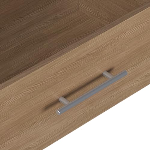 ROOMTEC Modular Closet System, 25.5" 4 Drawer Shelf Closet Tower Wall-Mounted Closet Organizer, Wooden Tower for Walk-In Closets, Wardrobe Storage Kit, Wood - size: 25.5" Wide, style: Model 8