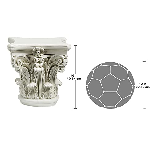 Design Toscano The Corinthian Pillar, Capital Small - size: Small, style: Corinthian