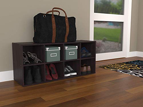 ClosetMaid 8-Cube Shoe Storage Organizer, Espresso