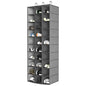 Libeder Hanging Closet Organizers - 30 Section Shoe Shelves, Space Saving Shoe Holder Grey - color: Grey, size: 30 Sections