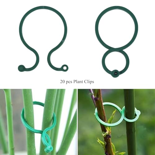 Plant Stake Support - 6 Pack Adjustable Height 12" or 24", Garden Support Stake Plant Cage Support Rings, Single Stem Plant Support Stakes, for Flowers Amaryllis Tomatoes Peony Lily Rose (24inch) - size: 24inch