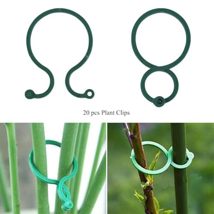 Plant Stake Support - 6 Pack Adjustable Height 16" or 30", Garden Support Stake Plant Cage Support Rings, Single Stem Plant Support Stakes, for Flowers Amaryllis Tomatoes Peony Lily Rose (30inch) - size: 30inch