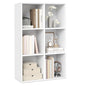 VASAGLE Bookcase Cube Shelf with 6 Compartments, 9.4 x 25.8 x 38.6 Inches | Bookshelf storage shelf, Cloud White, CUSTOS Collection, ULBC423W01 - color: Cloud White, size: 6 Cubes (9.4"D x 38.6"H), style: 1 Pack