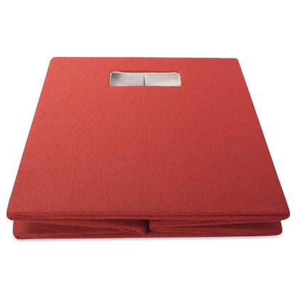 DII Poly-Cube Storage Collection Hard Sided, Collapsible Solid, Large, Rust - color: Rust, size: Large Square, 13x13x13"