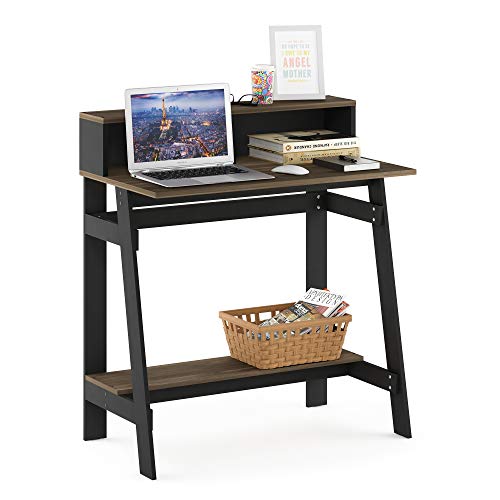 Furinno Simplistic A Frame Computer Desk, 17.9"D x 31.6"W x 35.5"H, Columbia Walnut - color: Columbia Walnut, size: 32 inches