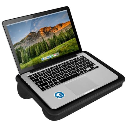 LAPGEAR Compact Lap Desk – Black, Fits 14" Laptops - color: Black, size: 14″ Laptop (Compact)
