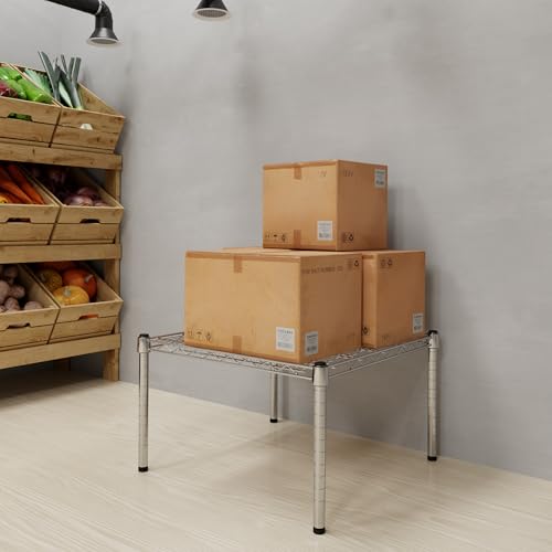 24" Deep x 24" Wide x 14" Height Wire Shelving Kit | 1-Tier | NSF Commercial Storage Rack Unit - size: 24" Deep x 24" Wide