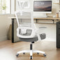 NEO CHAIR Office Desk Chair Gaming Computer High Back Support Mesh Comfy Seat with Adjustable Ergonomic Headrest Lumbar Rolling Flip-up Armrests and Wheels (Grey) - color: Grey