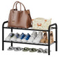 viewcare Shoe Rack for Closet, 2-Tier Small Shoe Rack for Entryway & Garage, Sturdy Metal Construction, Shoe Organizer Holds 4-8 Pairs - size: 2-Tier(M)
