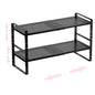 Multi-Functional Metal Shoe Rack, Space-Saving, Perfect for Entryway, Closet, Bathroom, etc. - Sturdy and Durable, High Weight Capacity（2PACKS/Black/Large - color: 2packs/Black, size: Large