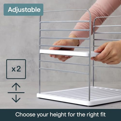 YouCopia UpSpace Cabinet Box Organizer Large, Adjustable Foil Wrap Shelf - size: Large Premium