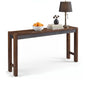 Signature Design by Ashley Furniture Torjin Long Counter Height Table, Seats up to 3, Wood, 72.13" W x 16" D x 36" H, 2-tone Brown