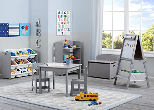 Delta Children MySize Bookshelf - Greenguard Gold Certified, Grey - color: Grey