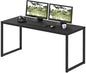 SHW Mission 48-Inch Home Office Computer Desk, Black - color: Black, size: 48-Inch