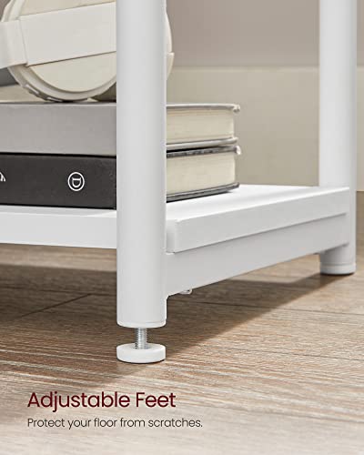 VASAGLE Side Tables Set of 2, Small End Table, Nightstand for Living Room, Bedroom, Office, Bathroom, White ULET272W14 - color: White