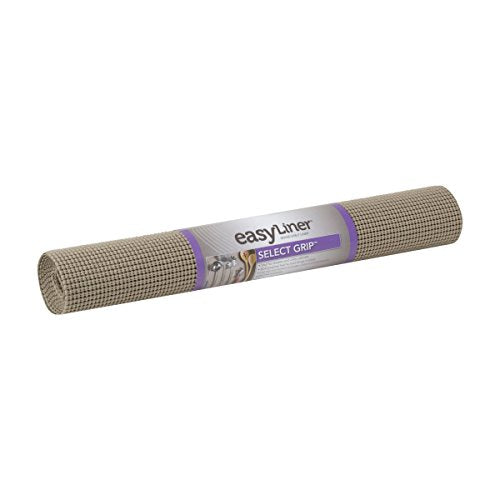 Duck Brand 736415 Select Grip Easy Liner Non-Adhesive Shelf Liner, 20-Inch x 6-Feet, Taupe - color: Taupe, size: 20-Inch x 6 Feet
