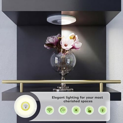 REIBII 8 Tier Wall Shelf Unit, Black Lack Shelf, Vanity Floating Shelves with LED Light, Versatile Floating Shelves for Bedroom, Living Room, Office ﻿ - color: Black, size: 8 Tier (1-Pack)