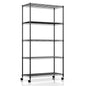Simple Deluxe 5-Tier Heavy Duty Storage Shelving Unit, 1250 Lbs Loading Capacity, 29.92" W x 13.98" D x 61.02" H, Black - size: 5-Tier, 29.92"W x 13.98"D x 61.02"H, style: 1 Pack