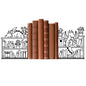 Metal Bookends Dragon Book Ends for Shelves | Dragon Bookends Decorative Unique Desk Bookend Black Book Stopper for Home Reading Bookshelf Decor Book Lovers Gift - style: Dragon