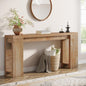 Tribesigns 70.9-Inch Extra Long Console Table, Farmhouse Wood Sofa Table Behind Couch, Narrow Entryway Accent Table for Living Room, Hallway, Entrance, Foyer, Light Oak Brown - color: Light Brown