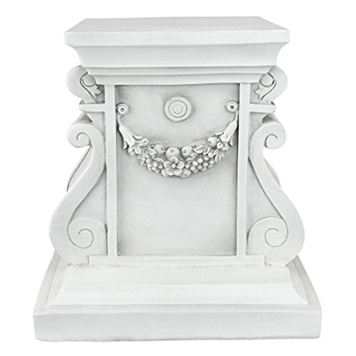 Design Toscano NG314105 Statuary Garden Base Riser, Medium, Classic Plinth - size: Medium, style: Classic Statuary