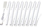 Cefrank V-Shape Under Cabinet LED Lights, 1600LM 8-bar 12in Linkable 6000K | Plug in or Hardwired frosted diffuser 16W aluminum and PC housing kitchen shelf closet display shelf light kit - color: White