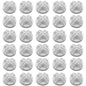 30Pcs Wire Cube Connectors Plastic Grid Cube Organizer Connector for Modular Closet Storage Organizer & Wire Shelving (White)