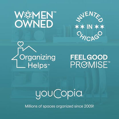 YouCopia UpSpace Cabinet Box Organizer Small, Adjustable Foil Wrap Shelf - size: Small Premium