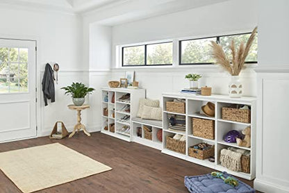 ClosetMaid Modular Storage Shelf Unit with 12 Adjustable Shelves & Dividers, White - color: White