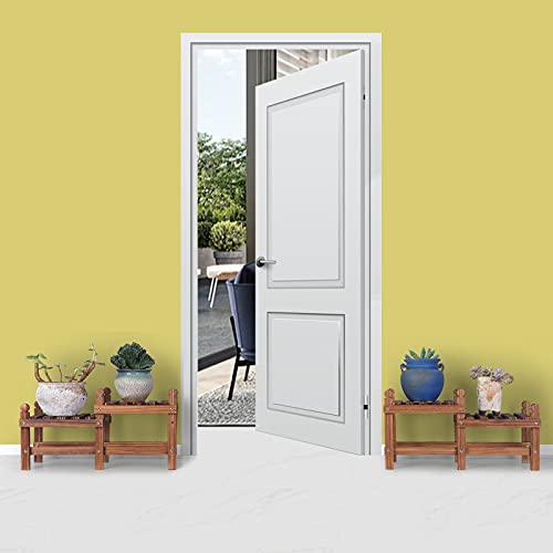Wood Plant Stand Indoor Outdoor,4 Tiers Plant Stand Bench Indoor,Low Window Plant Shelf Small Long Flower Pot Stand for Multiple Plants (11.8"-44'')