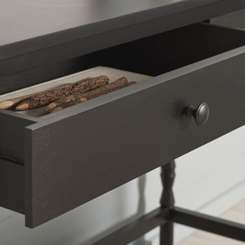 SAFAVIEH Home Collection Astaroth Matte Black 2-Drawer Computer Table Office Writing Desk - color: Matte Black