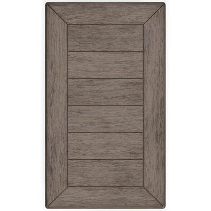 Signature Design by Ashley Bolanburg Narrow End Table, Charging Station | Slim 14-inch profile with USB charging, Wood, White oak veneers and engineered wood, Farmhouse style for small living rooms - color: Dark Brown & White