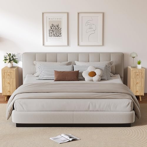 Small Nightstand Set of 2, Narrow Nightstand Slim Couch Side Table with Drawers, Wood End Tables with Storage for Living Room, Bedroom, Small Spaces (Natural-2pcs) - color: 3drawers-natural-2pcs