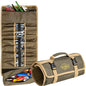 The Ryker Bag Wrench Roll Up Heavy-Duty Canvas Tool Organizer, Tool Roll Organizer Gifts for Dad Roll-Up Tool Bag w/Multiple Pockets for Wrenches, Sockets & Hand Tools for Mechanics & Electricians - style: Wrench Roll